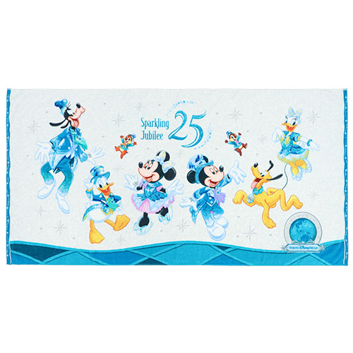 【預訂】DisneySea 25th Sparkling Jubilee - bath towel 