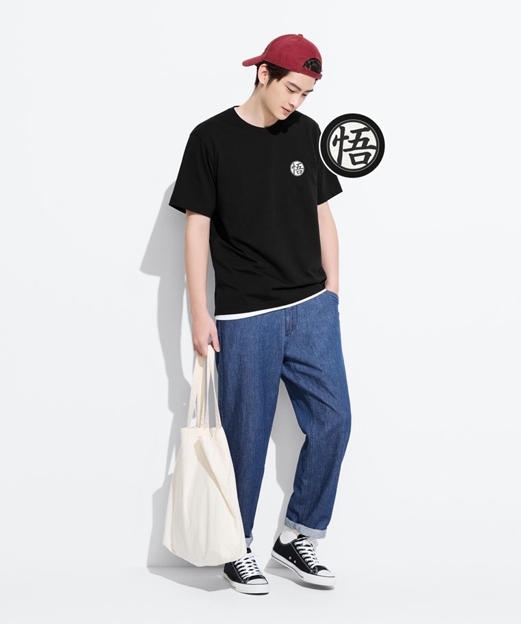 💚預訂 台灣直送💚七龍珠Z兩色前後印花成人男裝親子款純棉短袖T恤