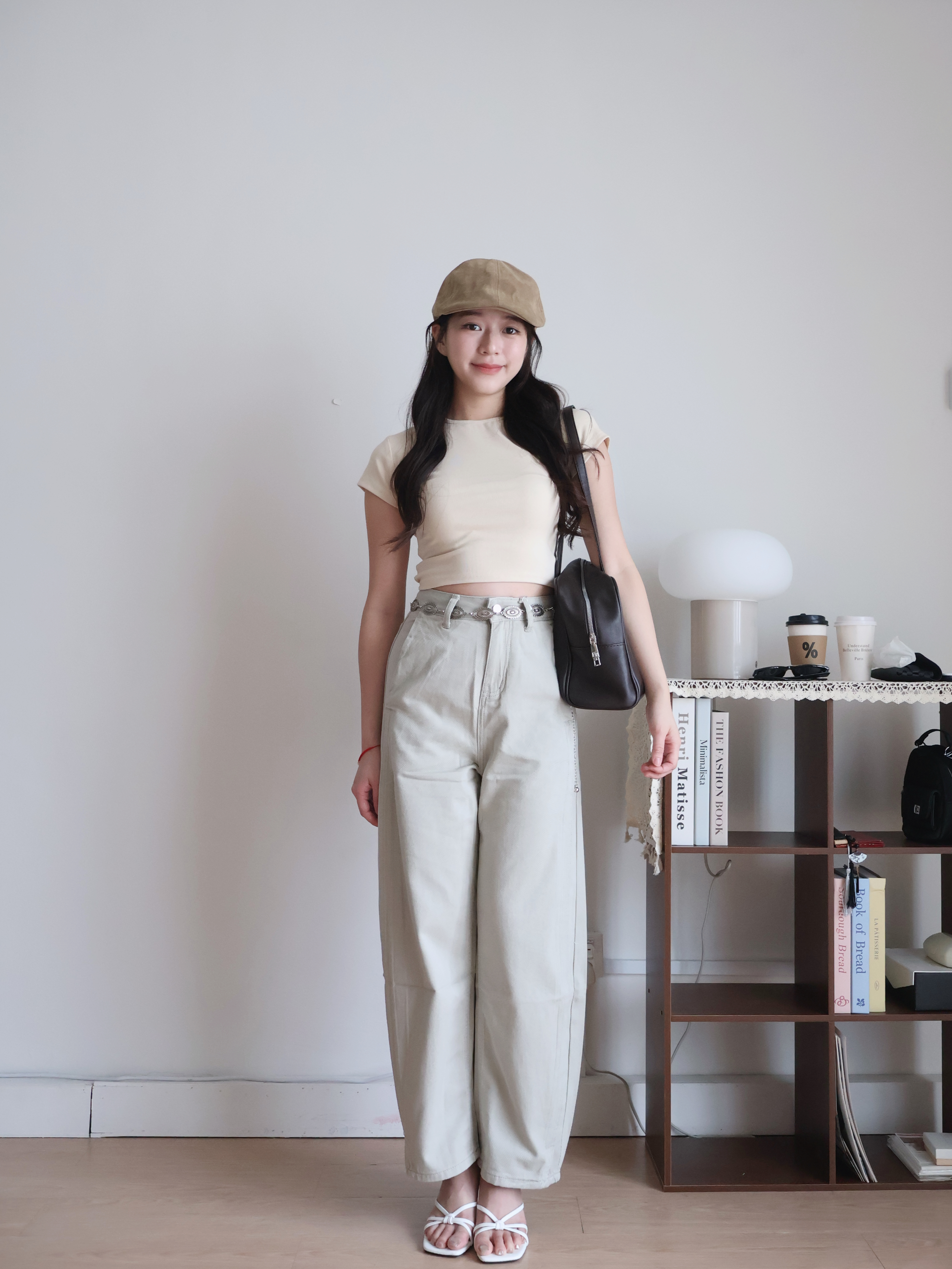 Kyle Cropped Top | Cream
