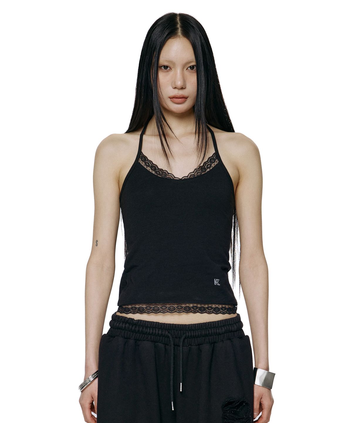 🇰🇷訂購｜ROCKCAKE 26SS｜Lace Halter Sleeveless 2色 