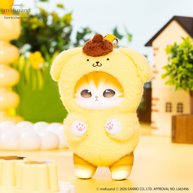 🌸 【預訂】mofusand x Sanrio Kiramekko 公仔掛飾<隨機> - 17/7新品