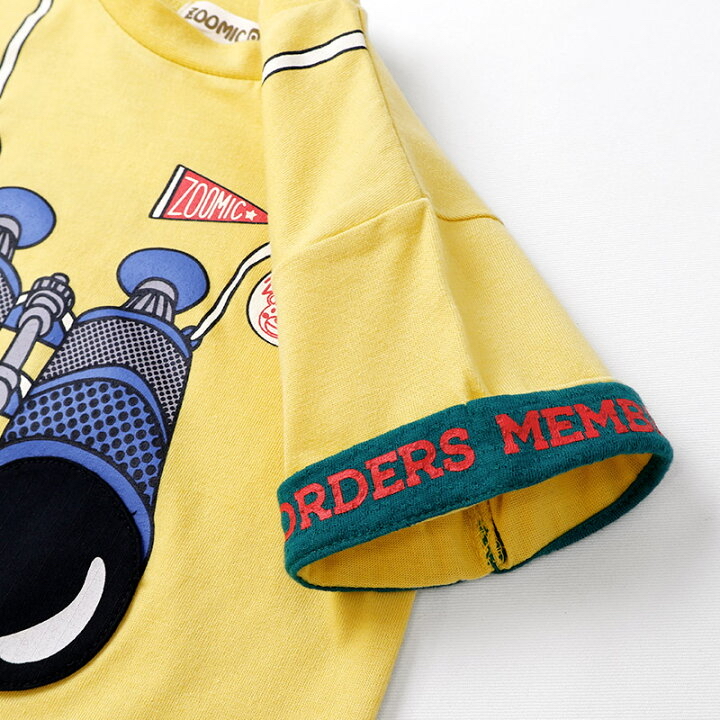 🇯🇵預訂 日本直送🇯🇵Zoomic兩色望遠鏡翻蓋前後印花撞色短袖T恤