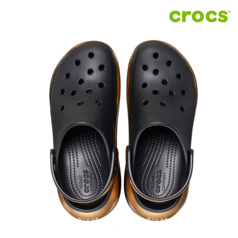 [減價優惠][CROCS] Mega Crush Metallic Clog Sandal (2種)