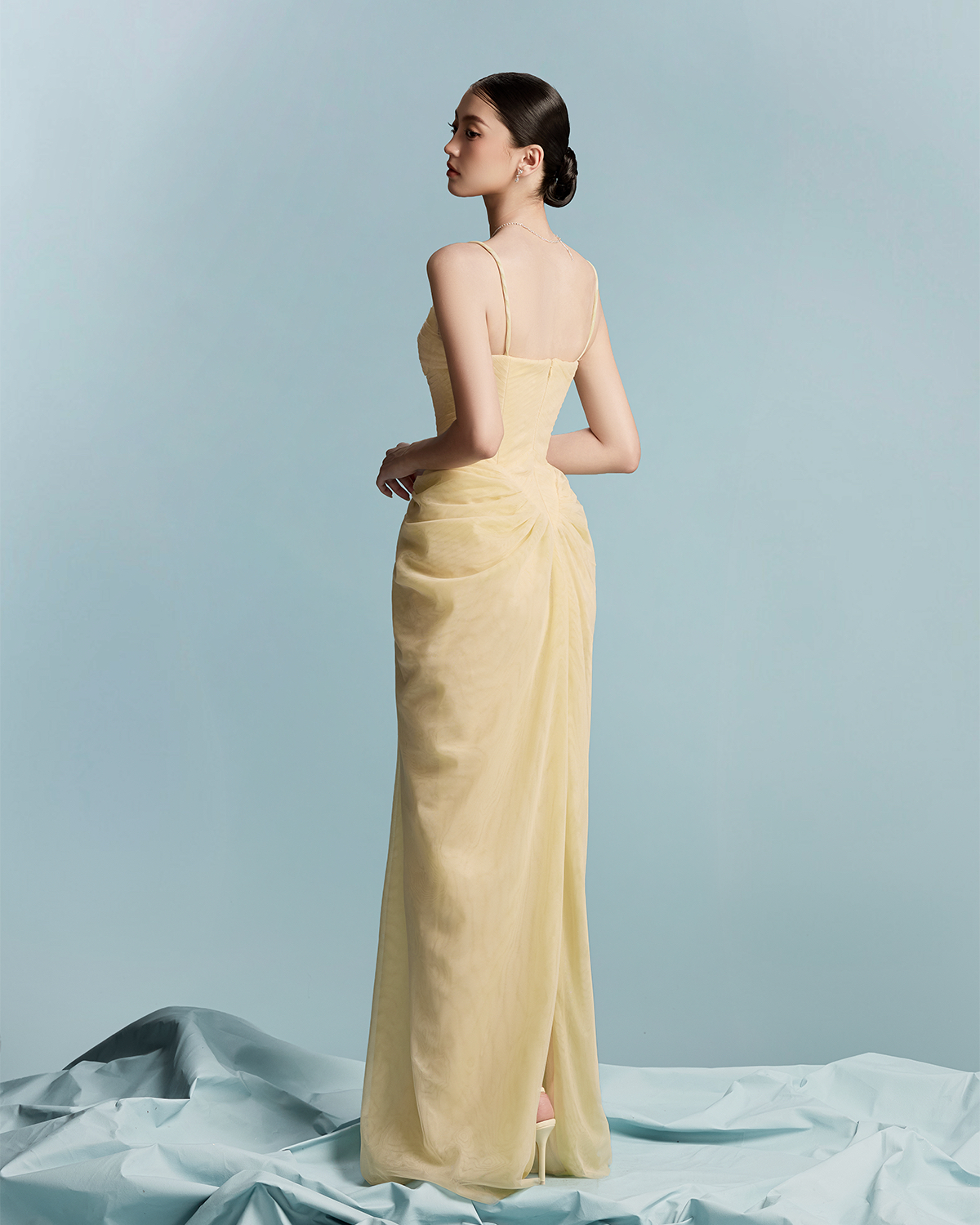 Aurélia Draped Corset Gown