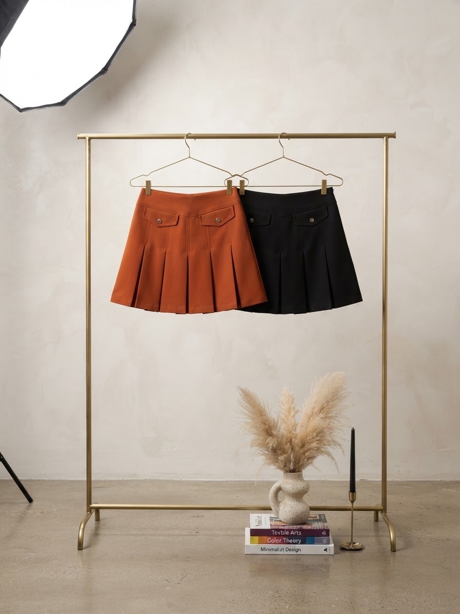 Pleats Skort