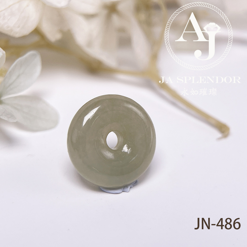 JN-486/487/499 天然翡翠A玉 冰潤大地黃小平安扣