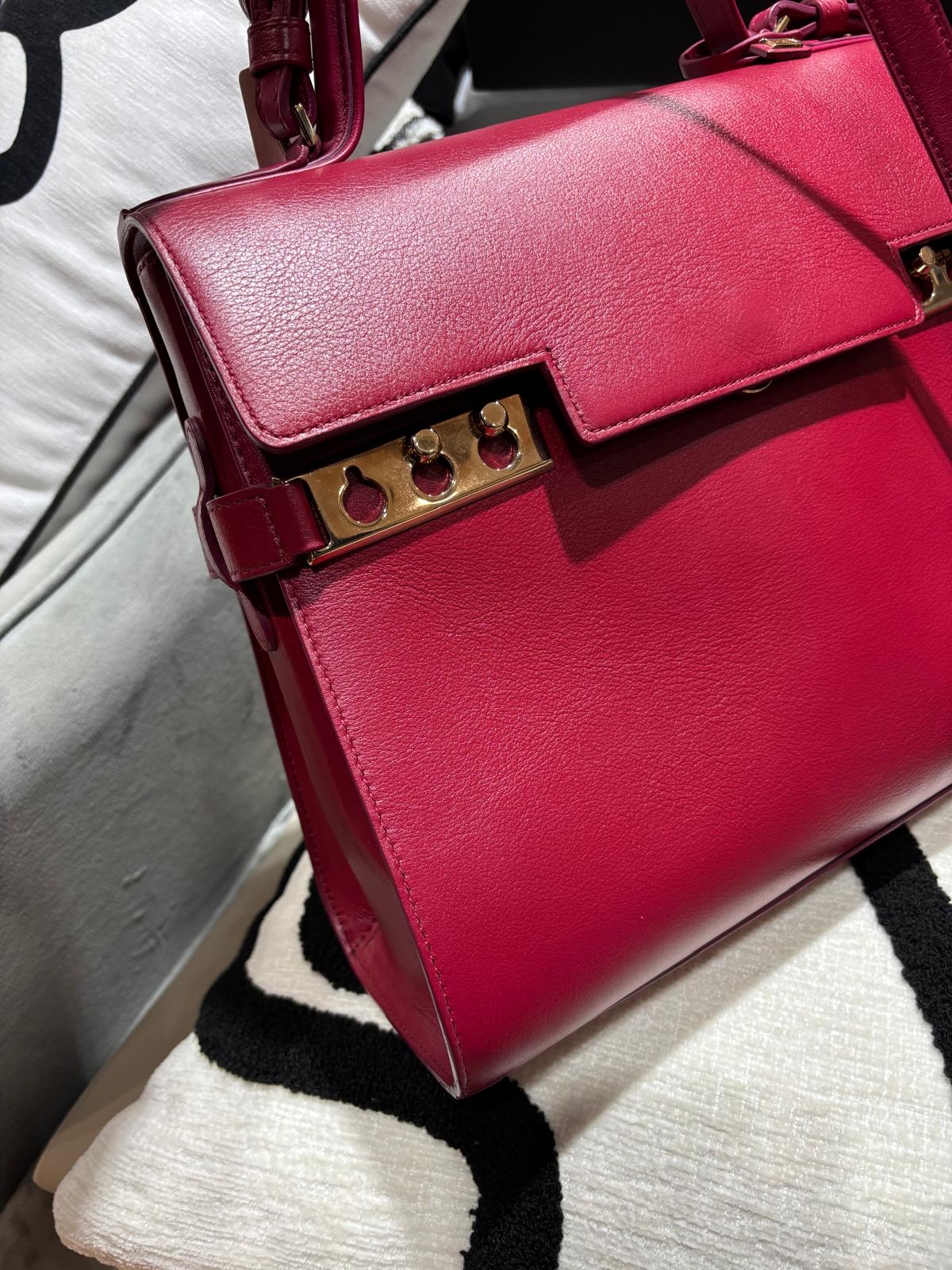Delvaux Tempete GM 2Way Bag Calfskin 100%Authentic, 98%New ✅Mirror 