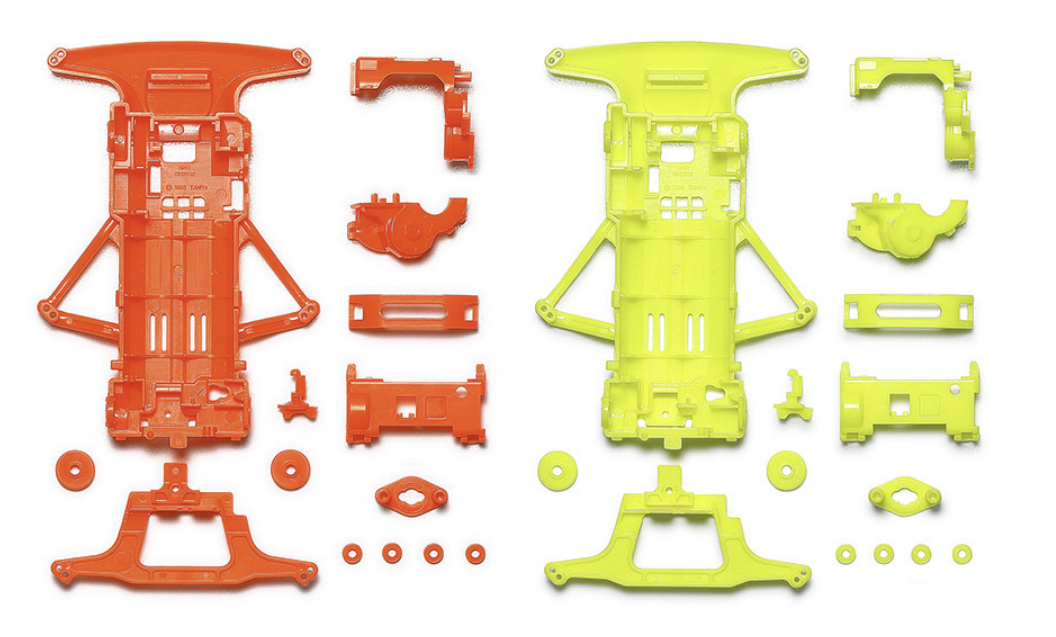 【95710】SUPER FM FLUORESCENT-COLOR CHASSIS SET (ORANGE/YELLOW)