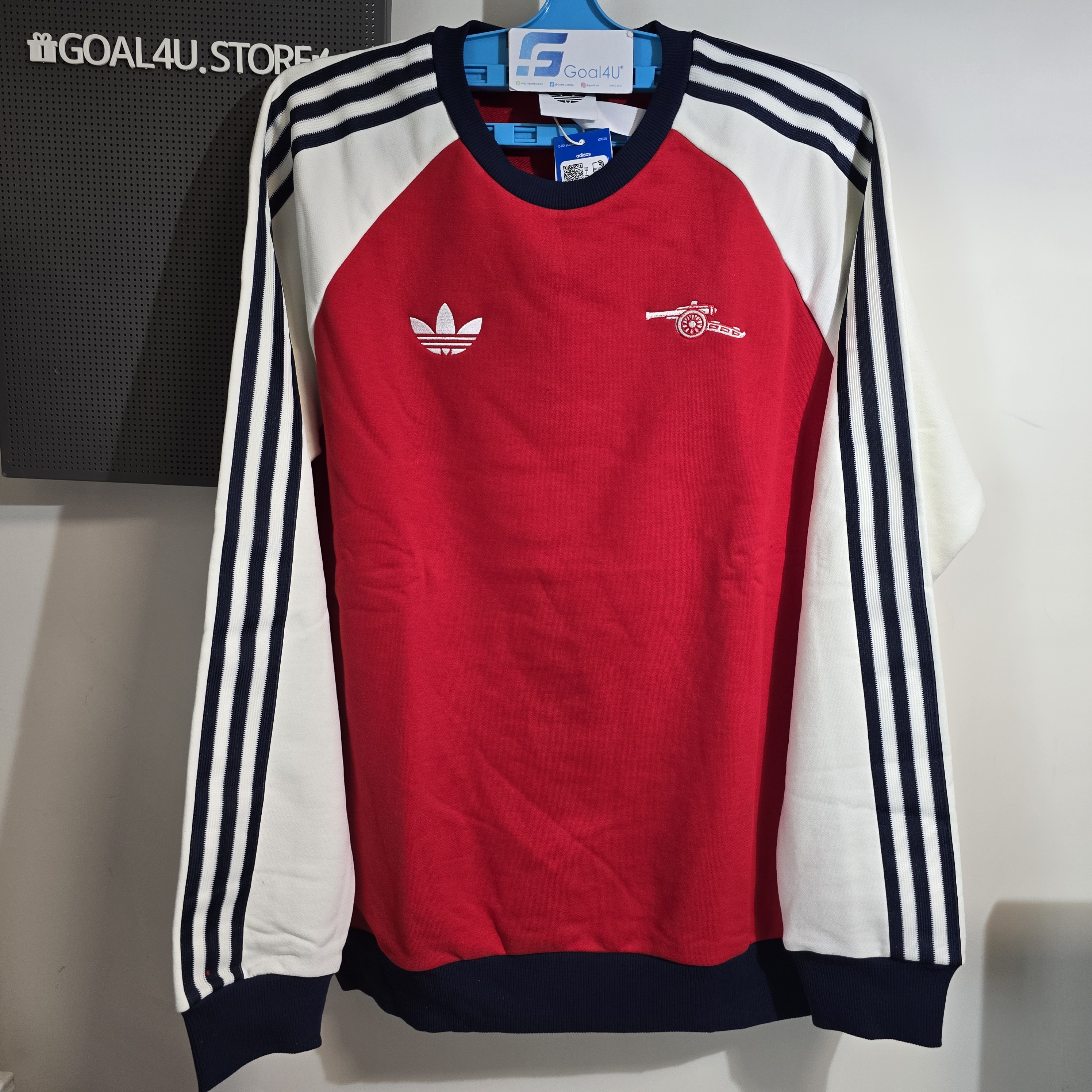 Adidas Arsenal 阿仙奴休閑文化圓領衛衣 KB1765