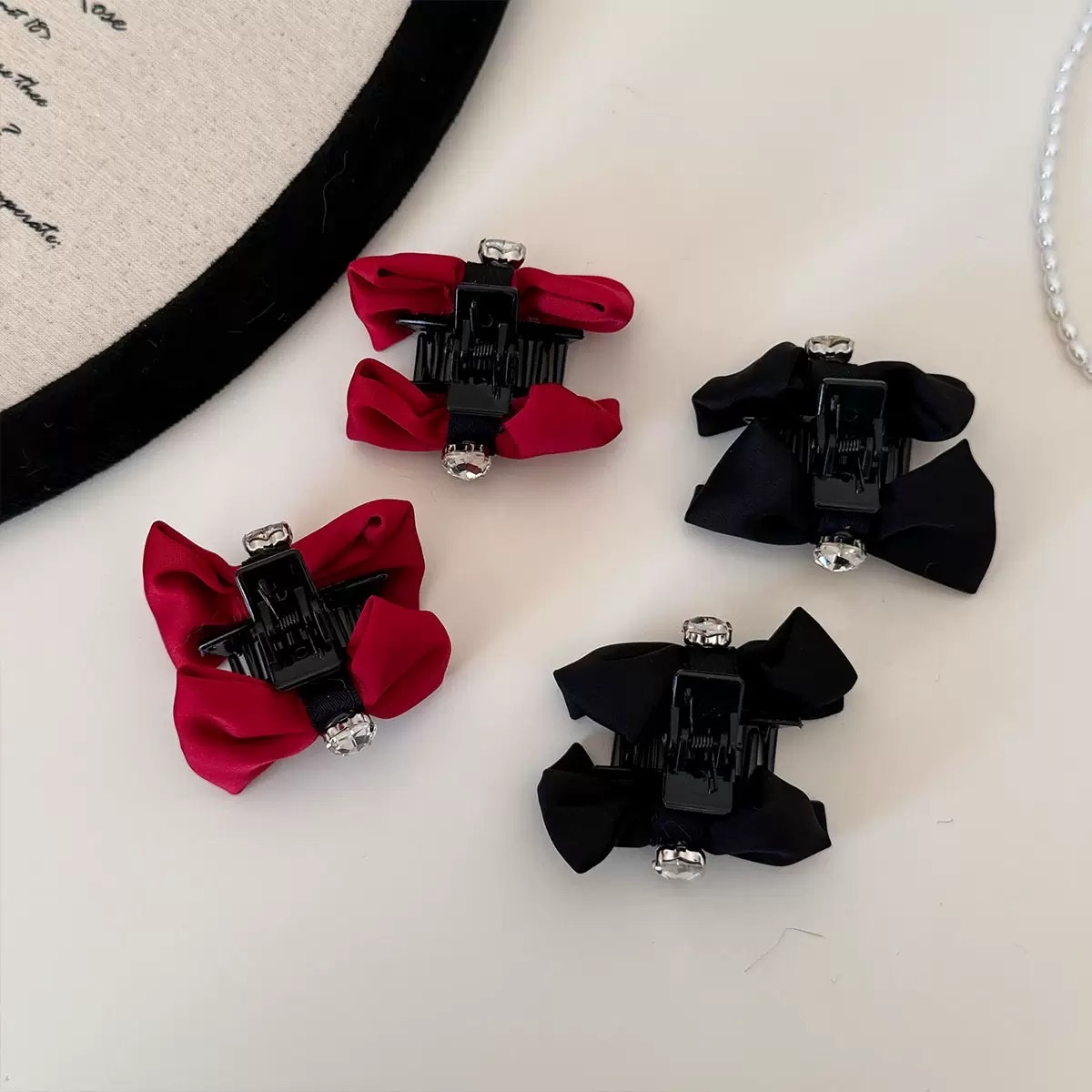 蝴蝶结爱心抓夹