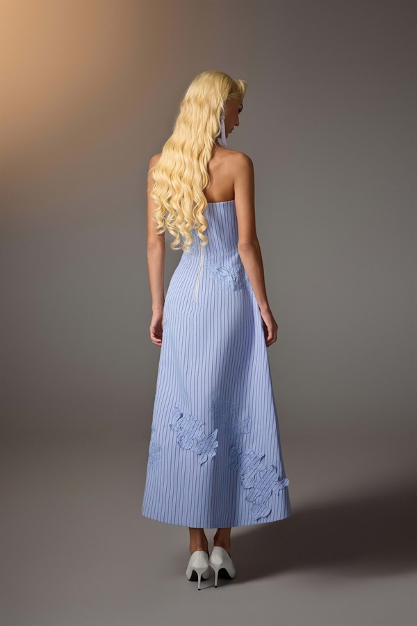 Floral Embroidered Corset Dress