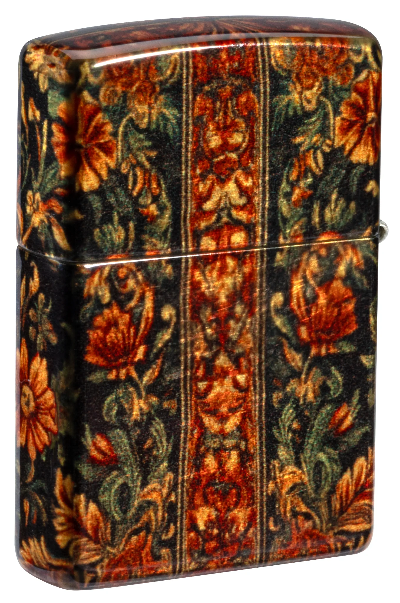 美國製造 | Zippo指定經銷商 Zippo Lighter 大麻葉和花設計 打火機 Cannabis Tapestry Leaf and FLower Design Lighter 47139