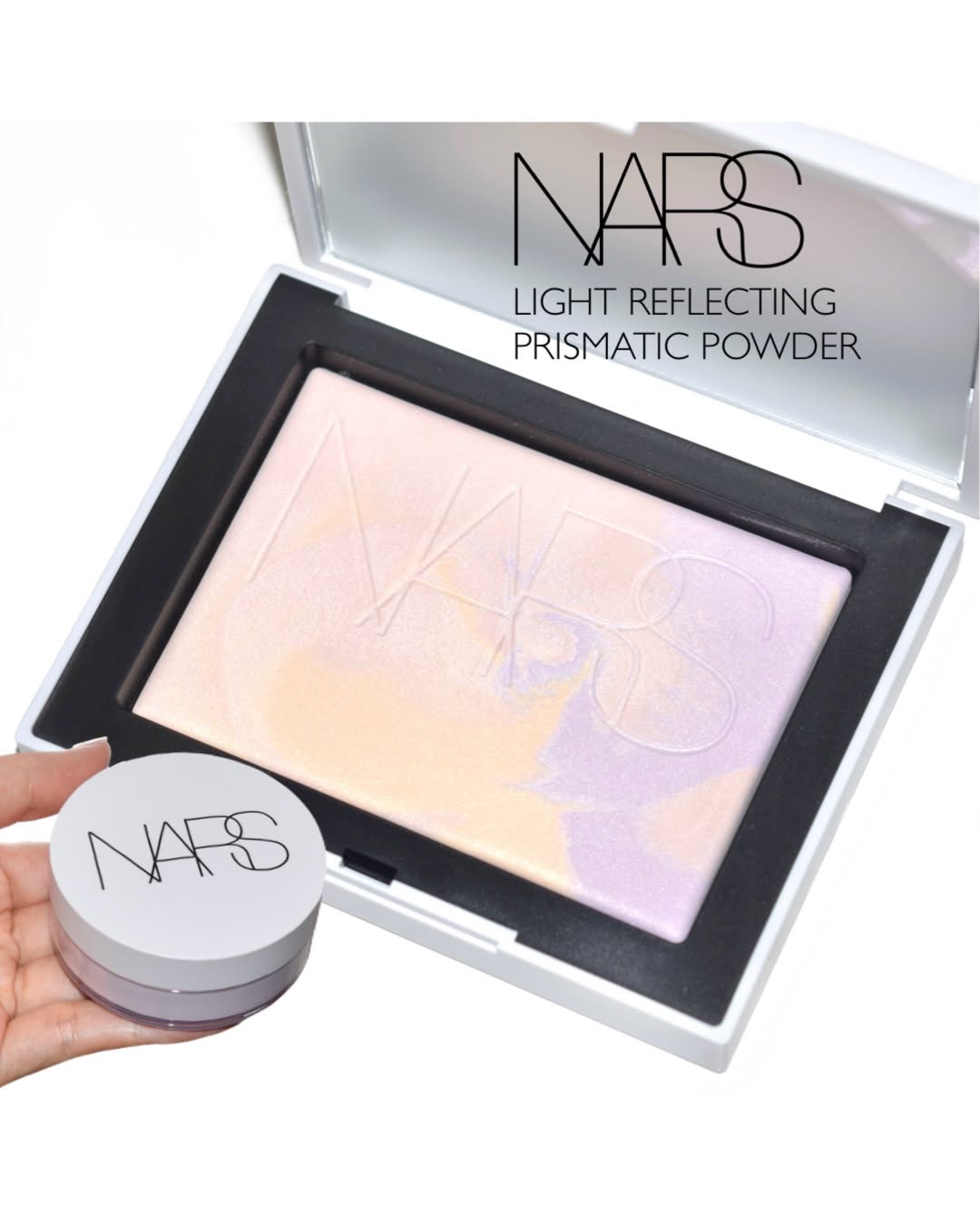 新品❤️‍🔥 26夏季限定！NARS 納斯光反射棱鏡蜜粉餅星河大白餅 定妝控油