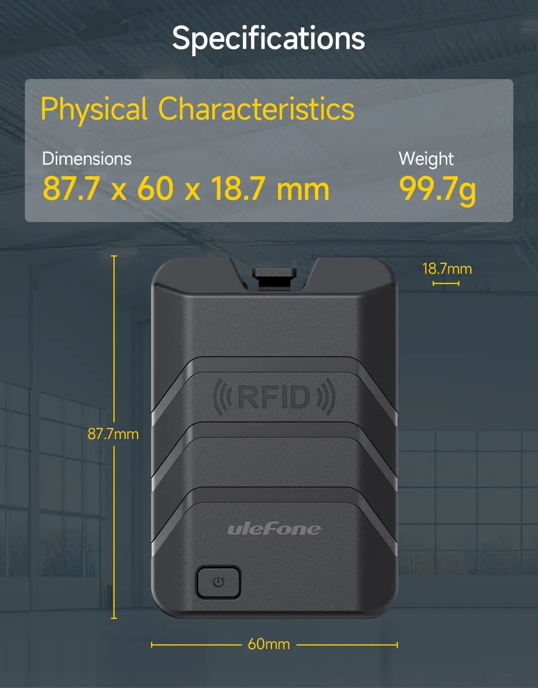 Ulefone UHF RFID Tag Reader 標籤讀取器