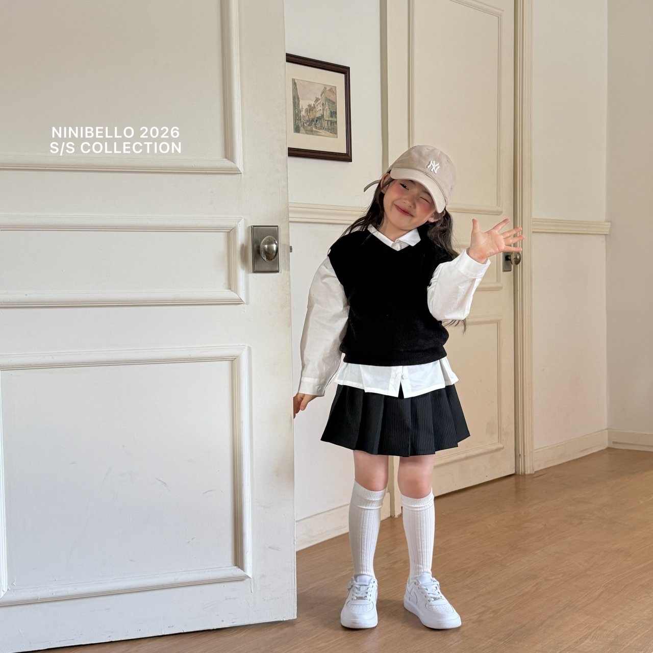 Ninibello | Skirt ( Grey /BlackM100-110)