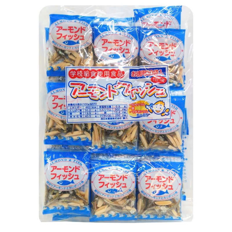日本直送 日本製e-hiroya無添加杏仁小魚乾*6gx25 