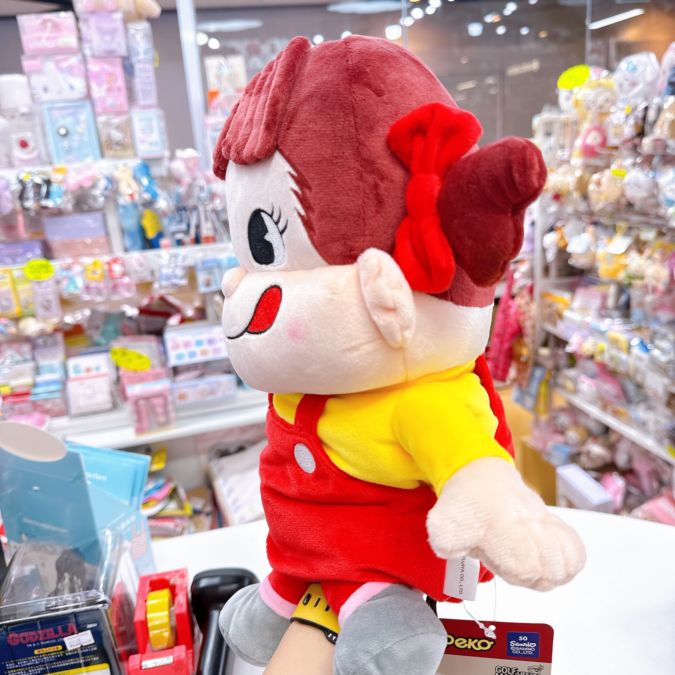 日本直送日本版牛奶妹大手偶30cm 大大隻好得意