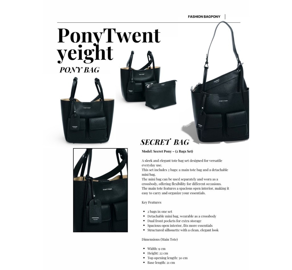 🇹🇭泰國 PONYTWENTYEIGHT The Secret Shoulder Bag