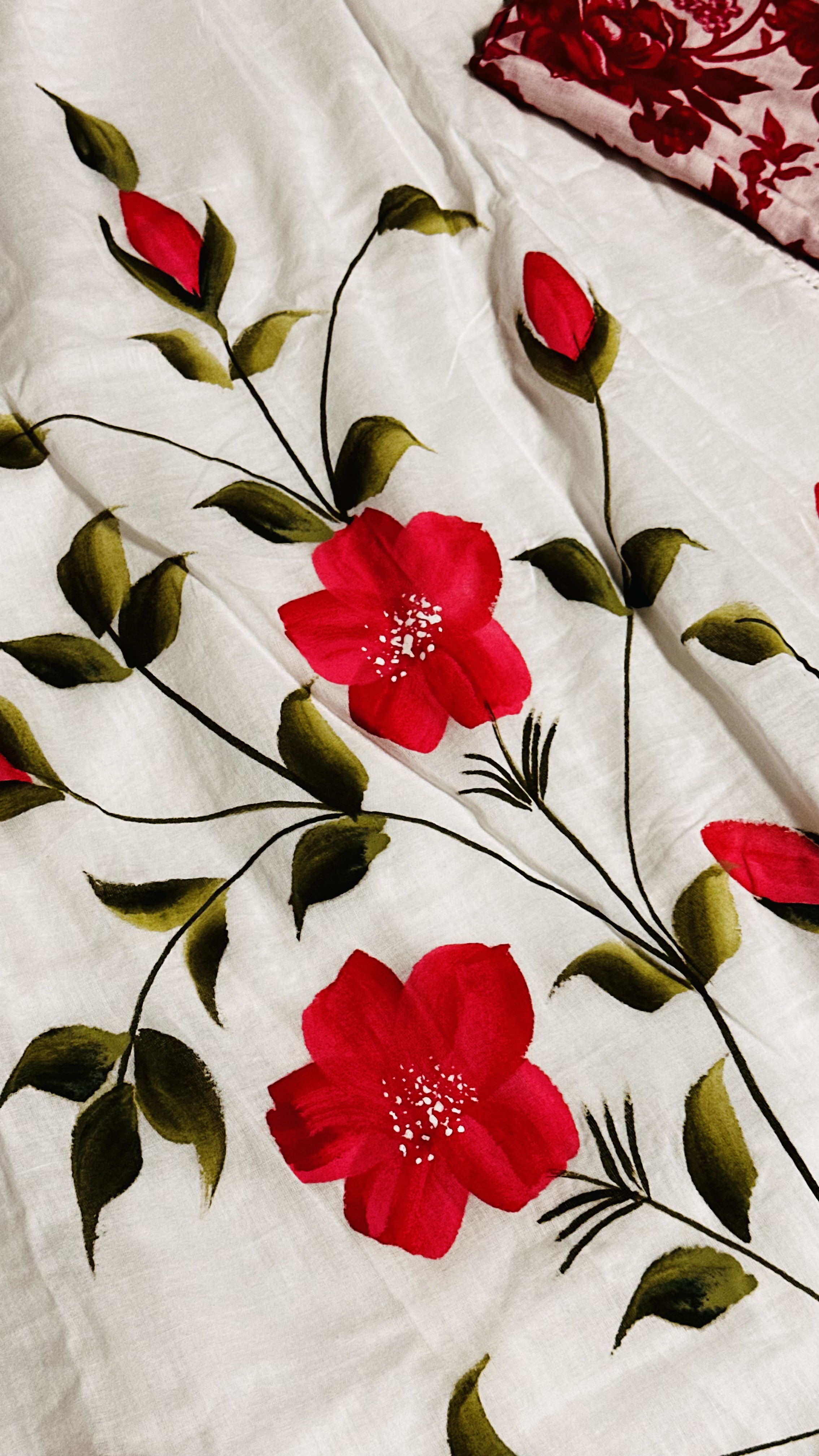 Pure Cotton Handpainted Kurta set with