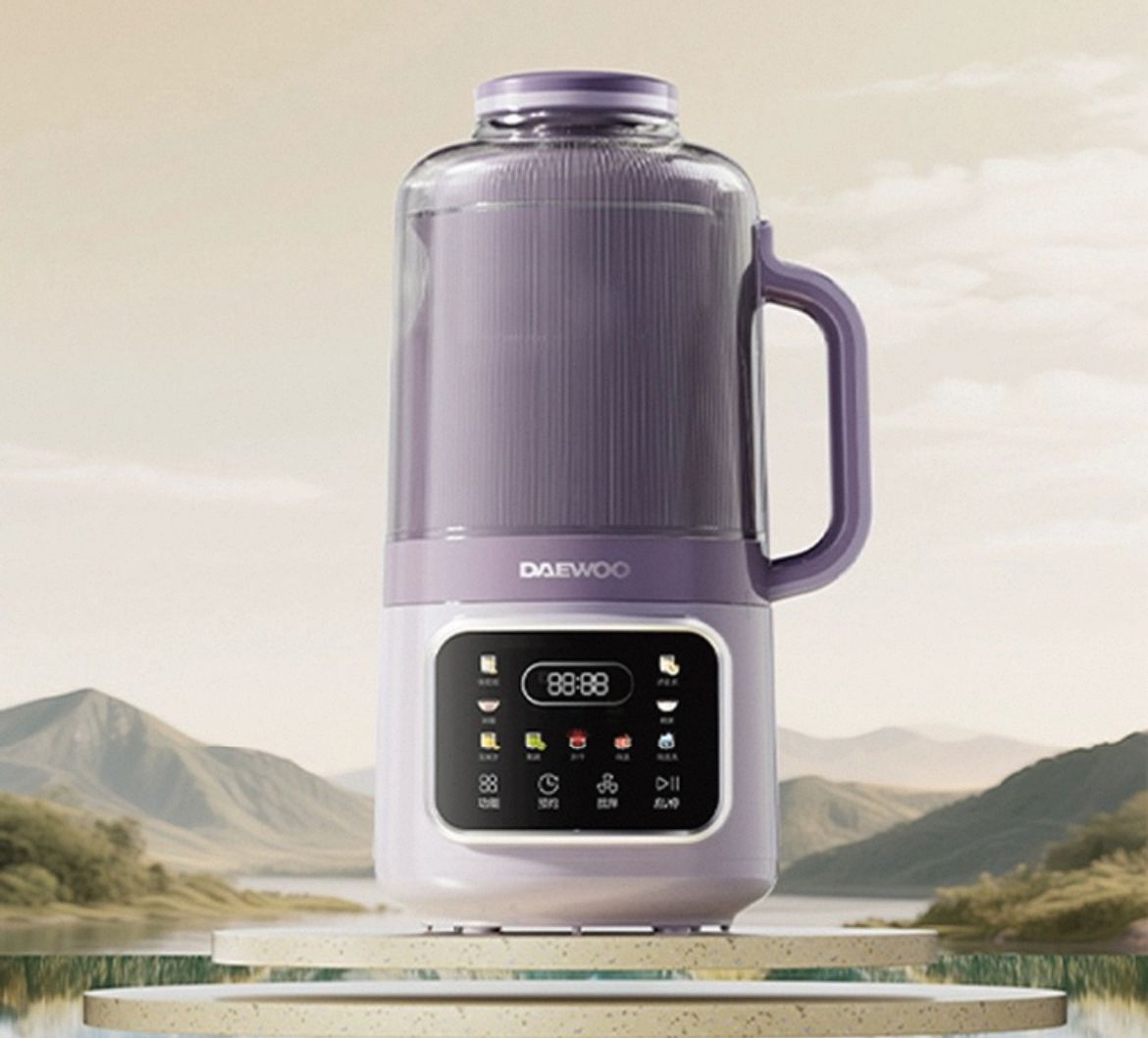Daewoo 大宇 多功能大屏破壁機 蒸氣微豆漿機 SM17 1L 香港三腳插頭 (預購產品)