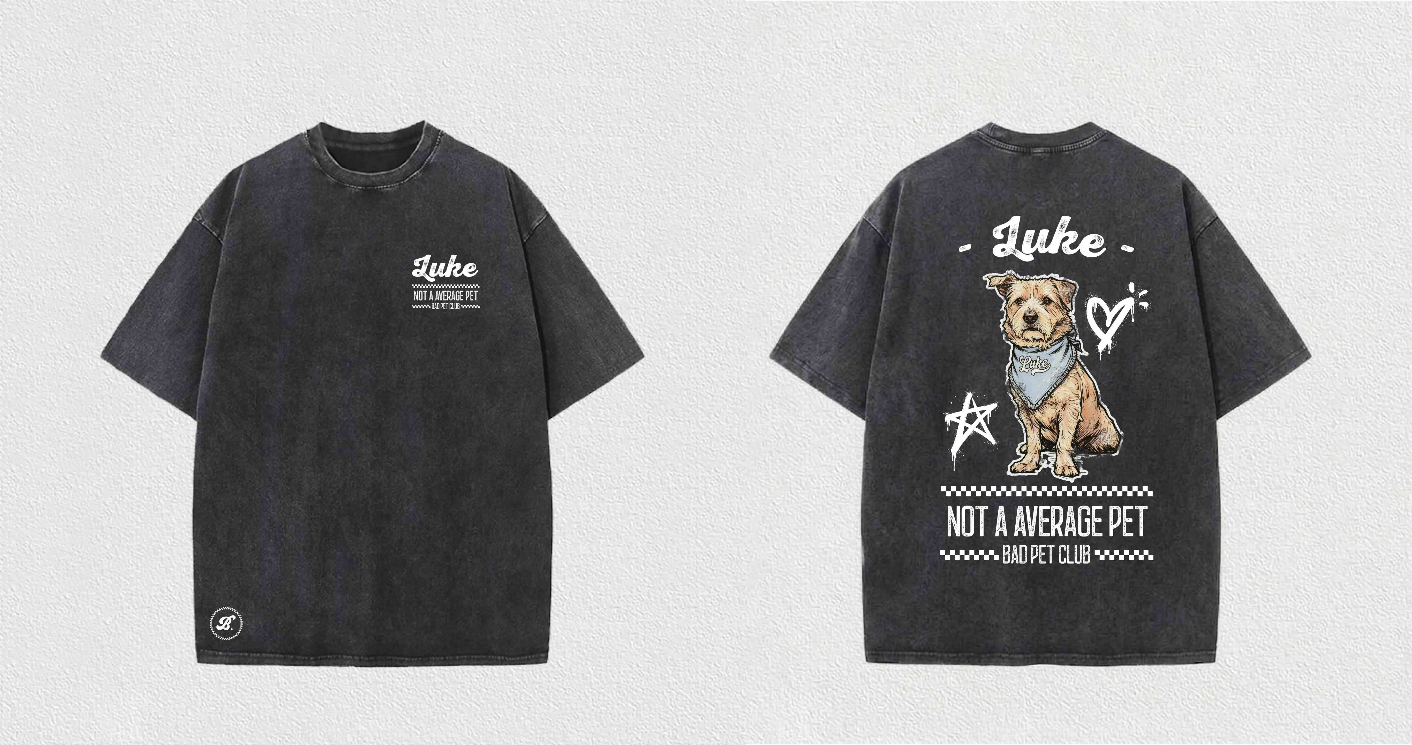 【寵物客製】男女 Oversize T-shirt