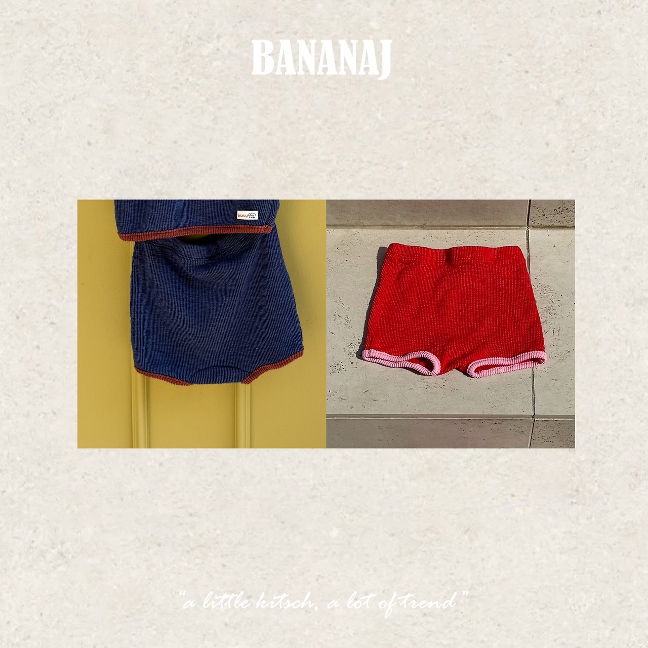 Bananaj | Shorts (Navy/Red L110-115)