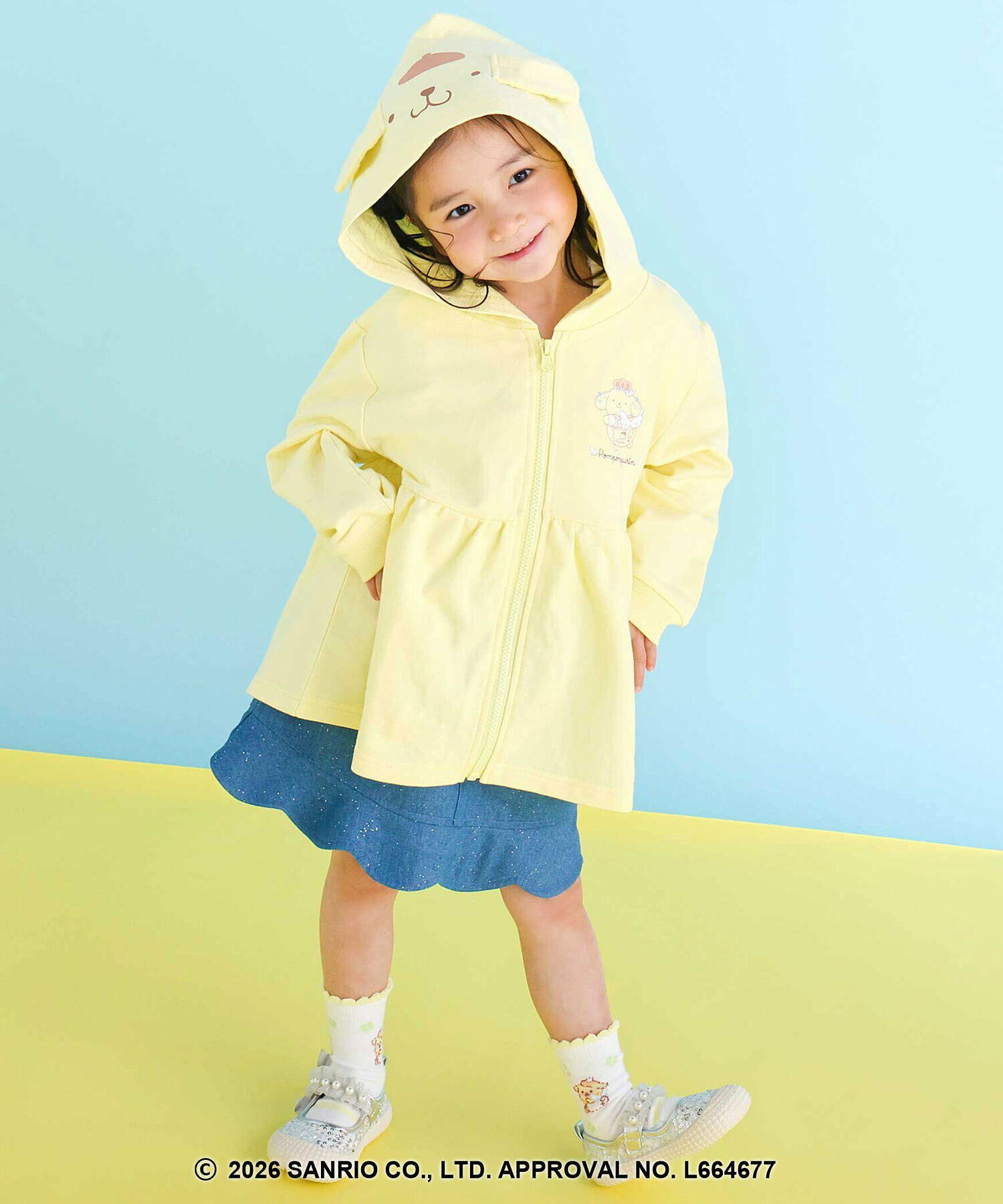 🆕【⭐訂購⭐】🇯🇵日本直送🌀#Sanrio 立體耳朵 摺邊下擺 連帽外套［2款選］🌀 [ELBA-0178][260304]