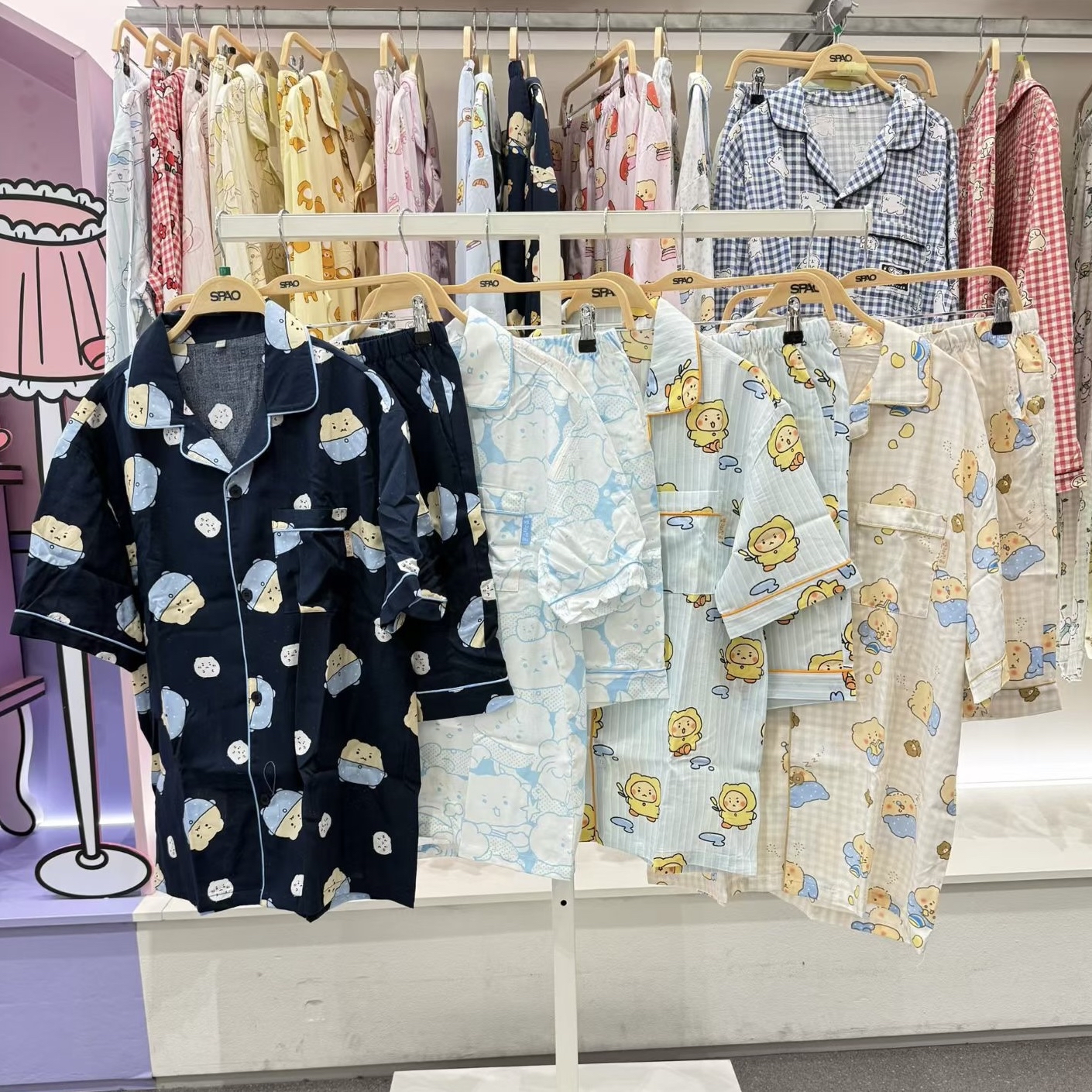 🇰🇷韓國SPAO x 土豆熊短䄂睡衣套裝