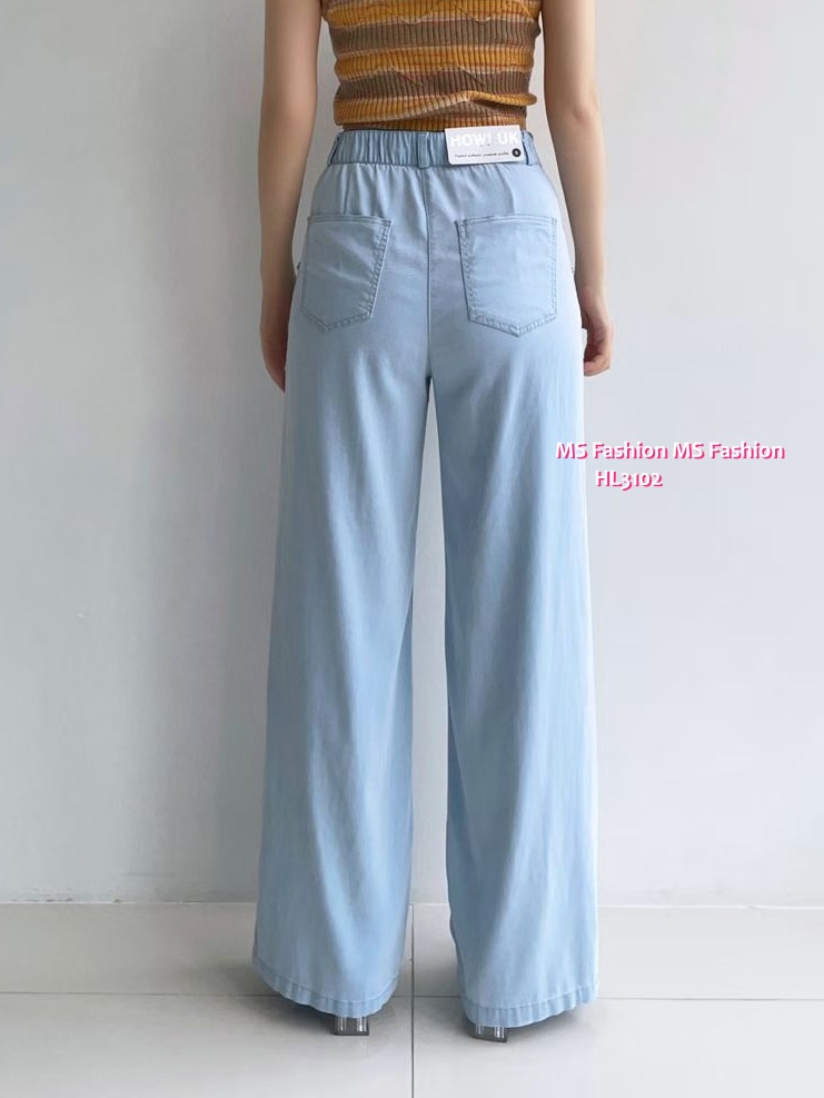 HL3102 韓國👖Howluk天絲面料闊筒褲