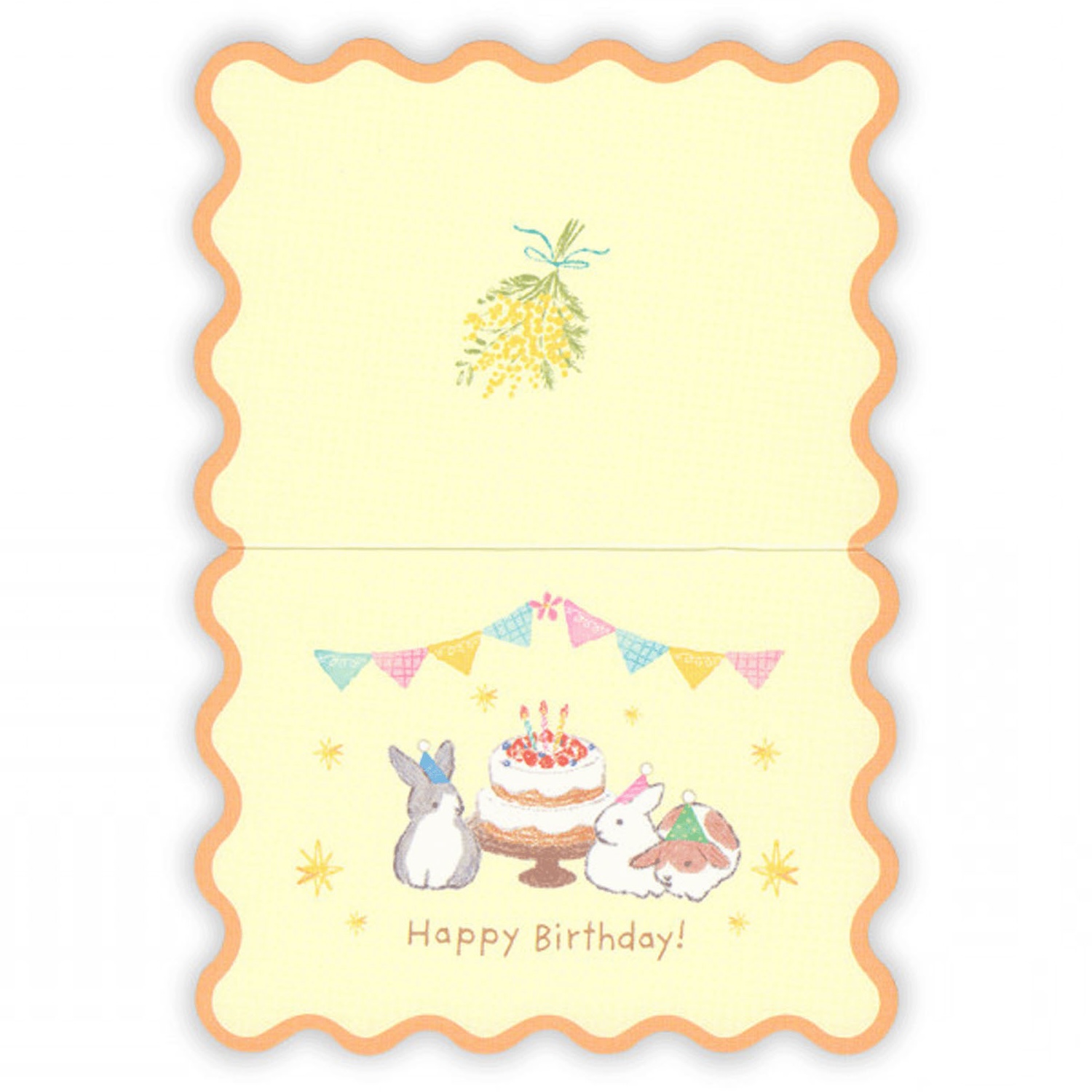 NB - 迷你生日卡 (藍色兔子款)