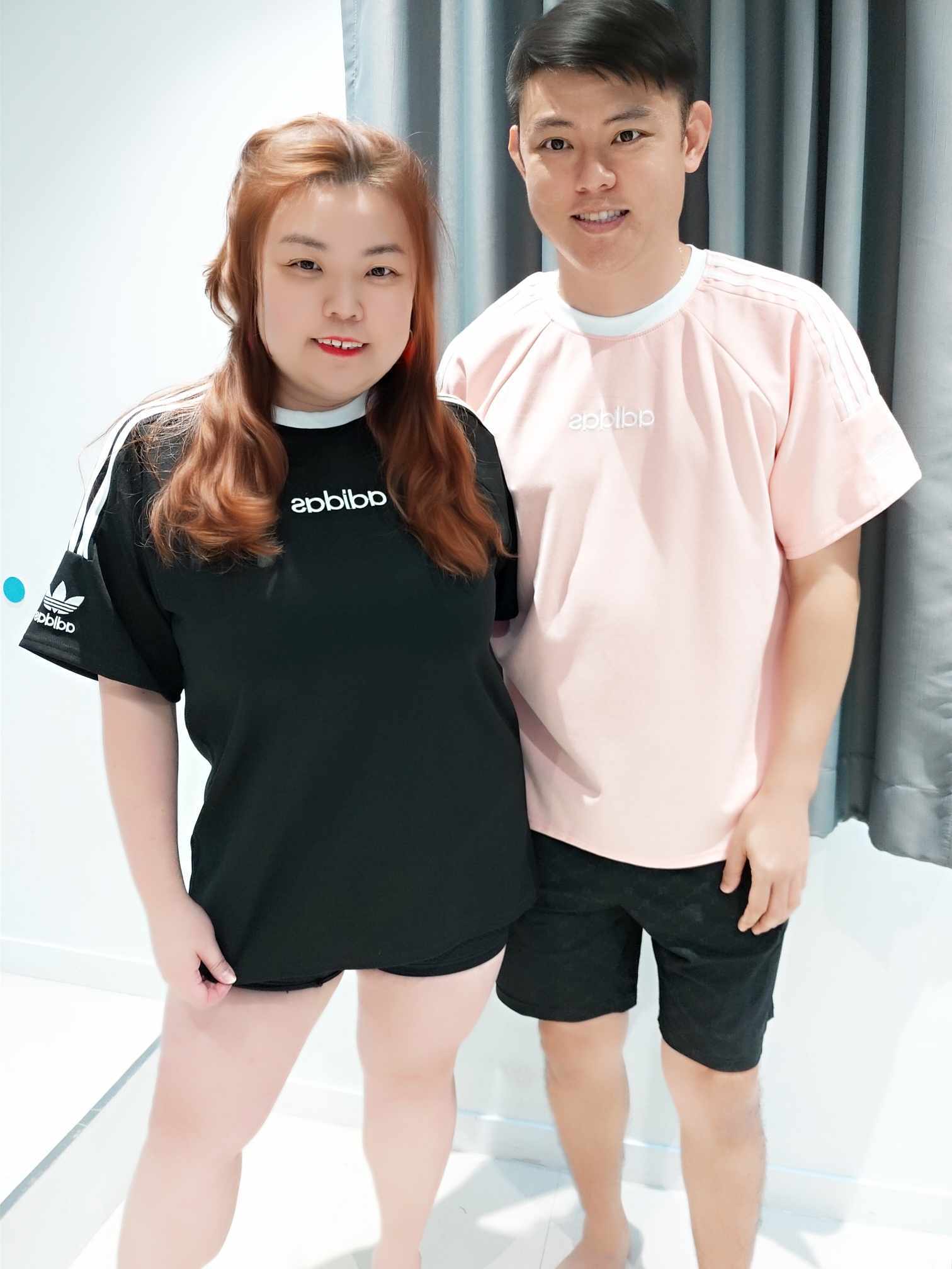 YCA07 25169 ADS拼色圆领大T