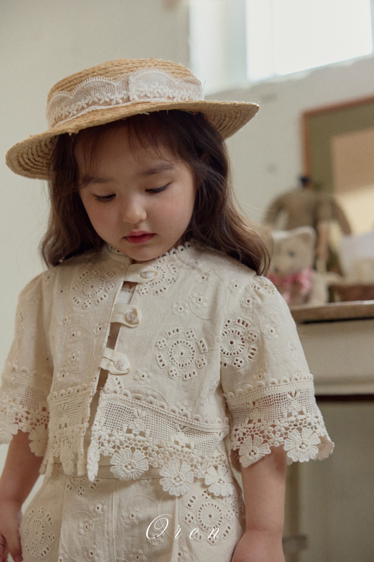 通花 Cardigan / 長褲