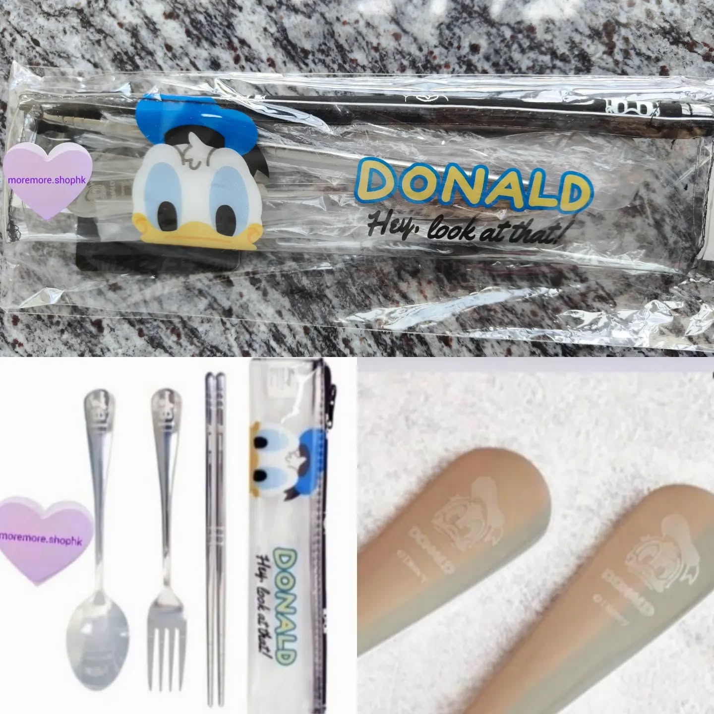 💜正版💜唐老鴨 304不鏽鋼餐具set😃預訂1-2星期到貨💜