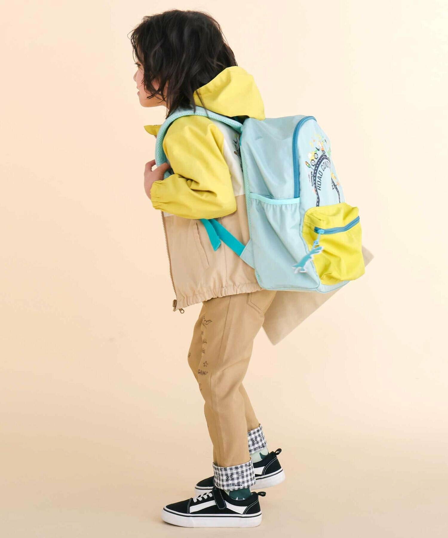 🆕【⭐訂購⭐】🌀 🇯🇵 日本直送 趣味恐龍/工程車 撞色背包🌀 [ELCD-0156][260404]