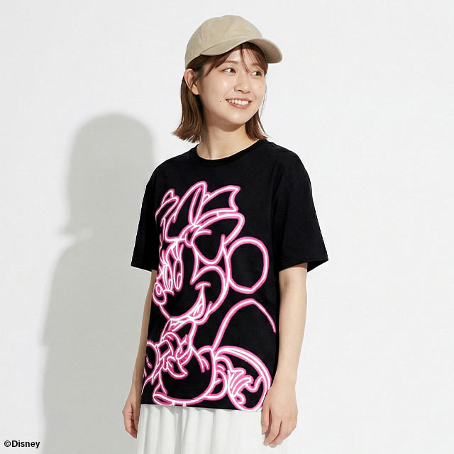 🆕【⭐訂購⭐】 🇯🇵日本直送 🌀#Disney ❣️ #親子裝❣️ 霓虹印花 蓄光 短袖 tee 🌀 [ELCA-0175] [260402]