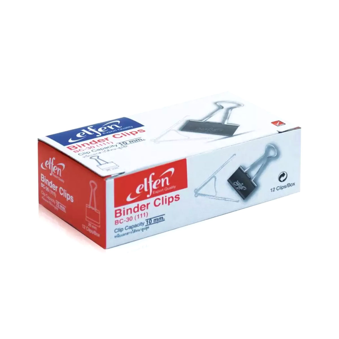 elfen Binder Clip - Box of 12 Pcs
