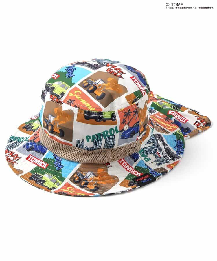 🇯🇵預訂 日本直送🇯🇵Breeze x Tomica系列兩色車車滿印水陸兩用戶外遮陽帽