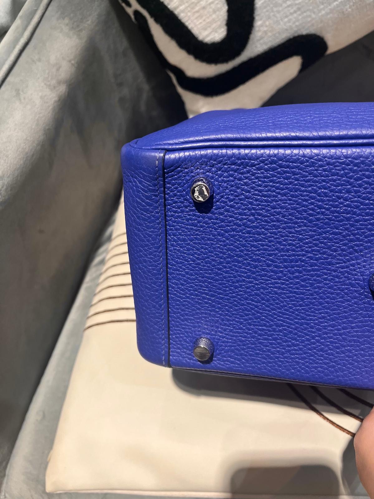 Hermes Lindy 26 Stamp A 電光藍 100%Authentic, 98%New ☑️Dust bag