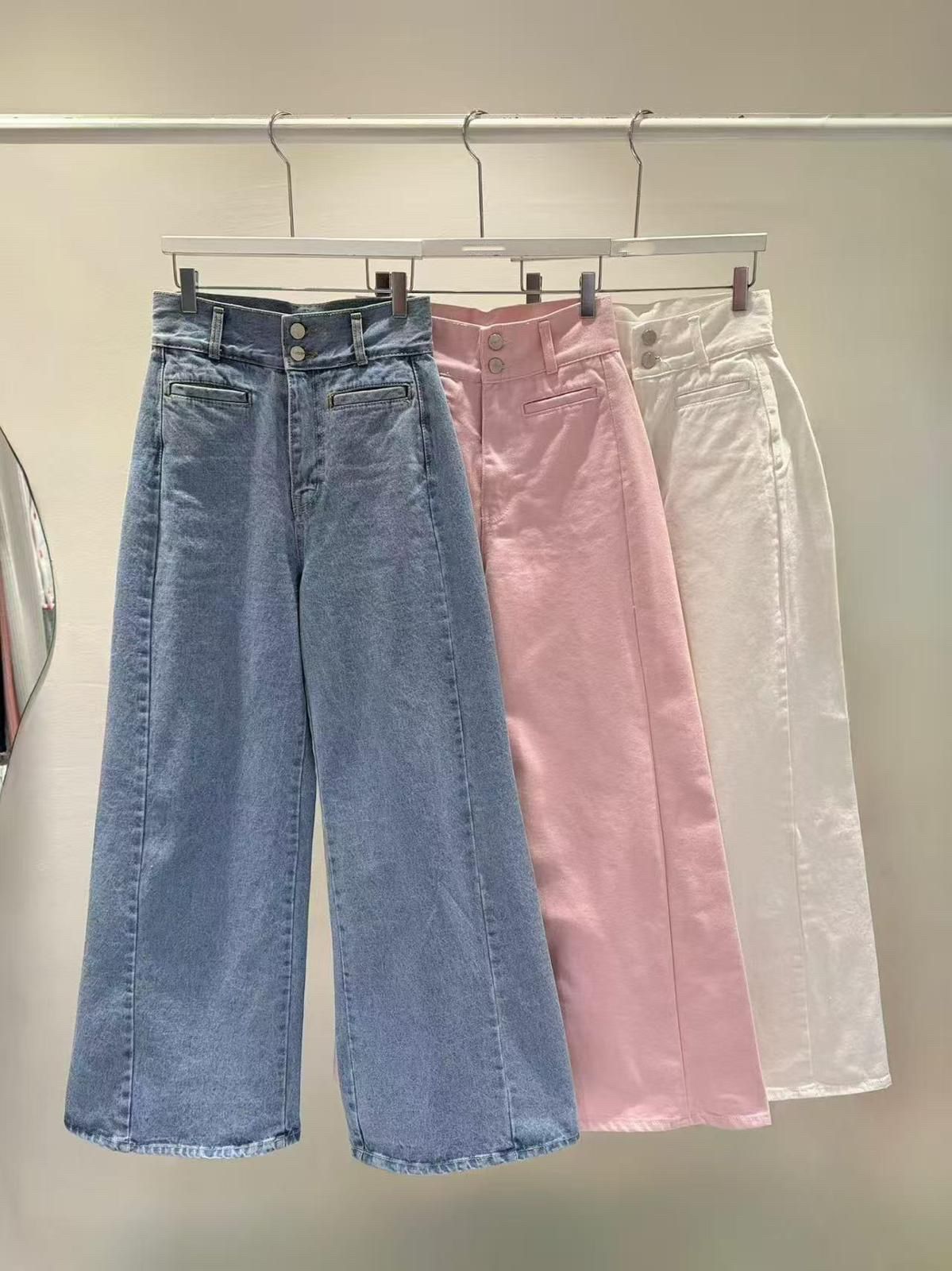 C19 前袋牛仔闊褲