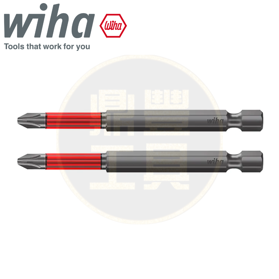 Wiha 單頭沖擊小批頭PH2x100MM (2支裝) WI91009C