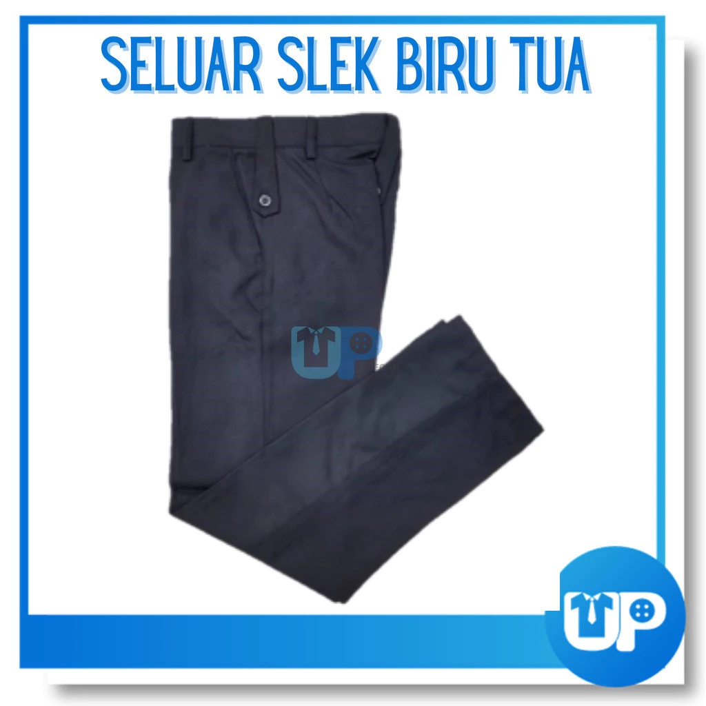 Seluar Kadet Polis Biru Tua / Long Pant Police Cadet Dark Blue Uniform Kadet Polis Kokurikulum PL03