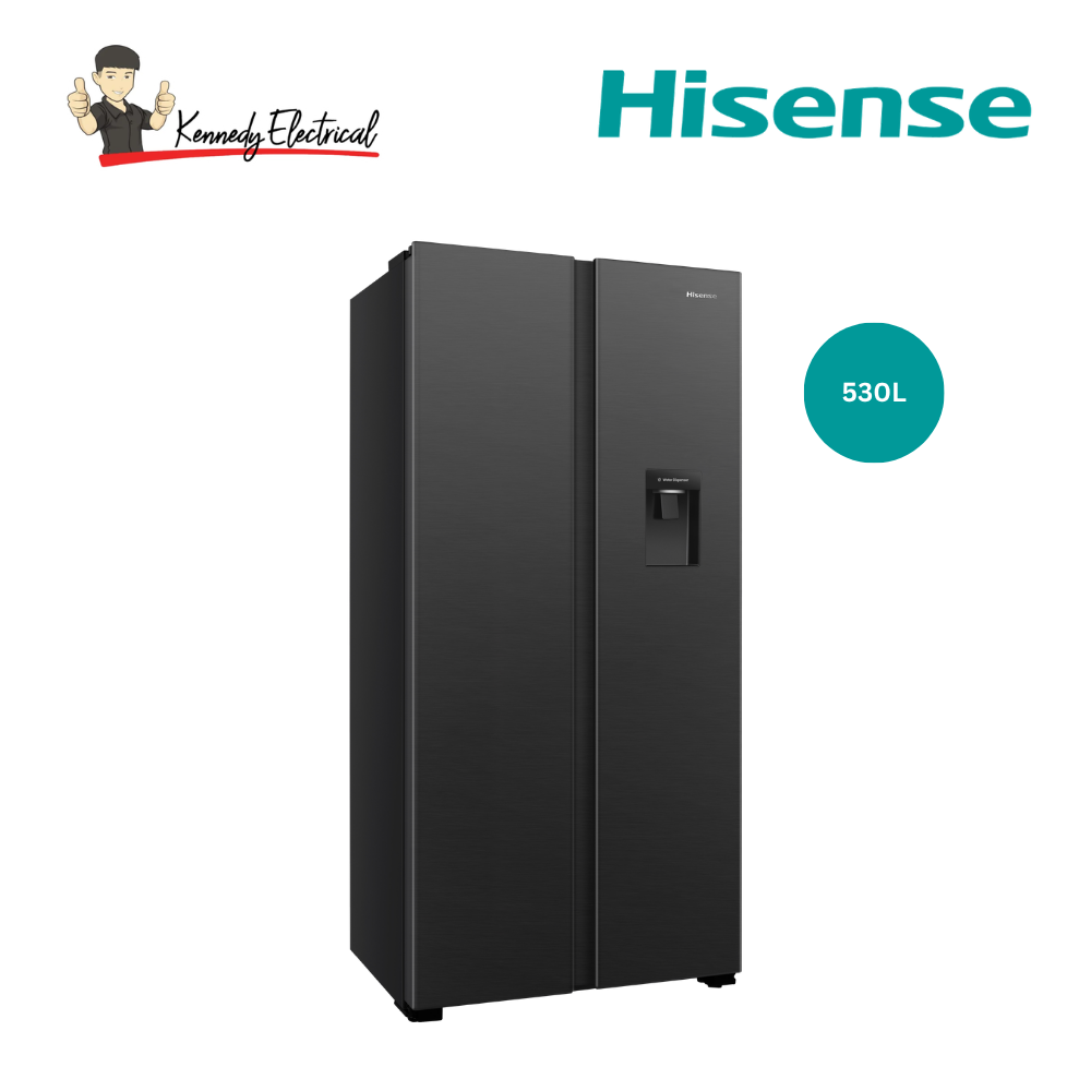 Hisense Side by Side Inverter 530L Refrigerator (RS590N4ABND)
