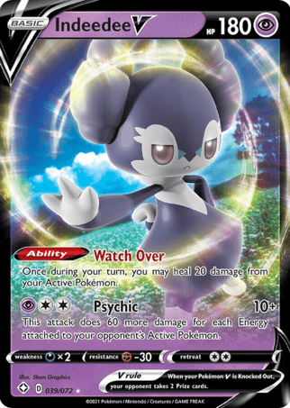 Pokemon TCG Shining Fates - Indeedee V-039/072