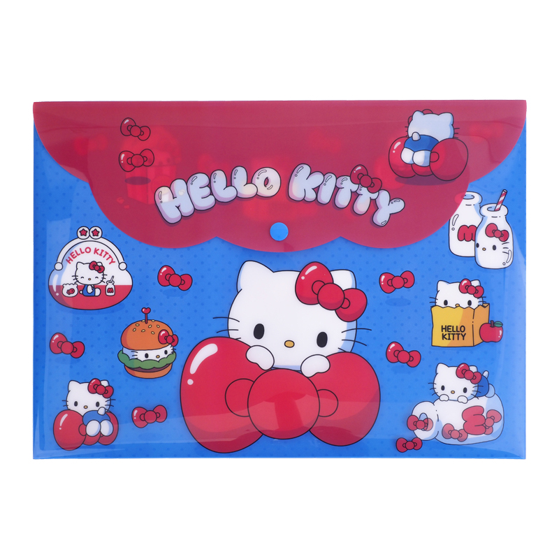 Hello Kitty A4 PP Data Bag 文件袋
