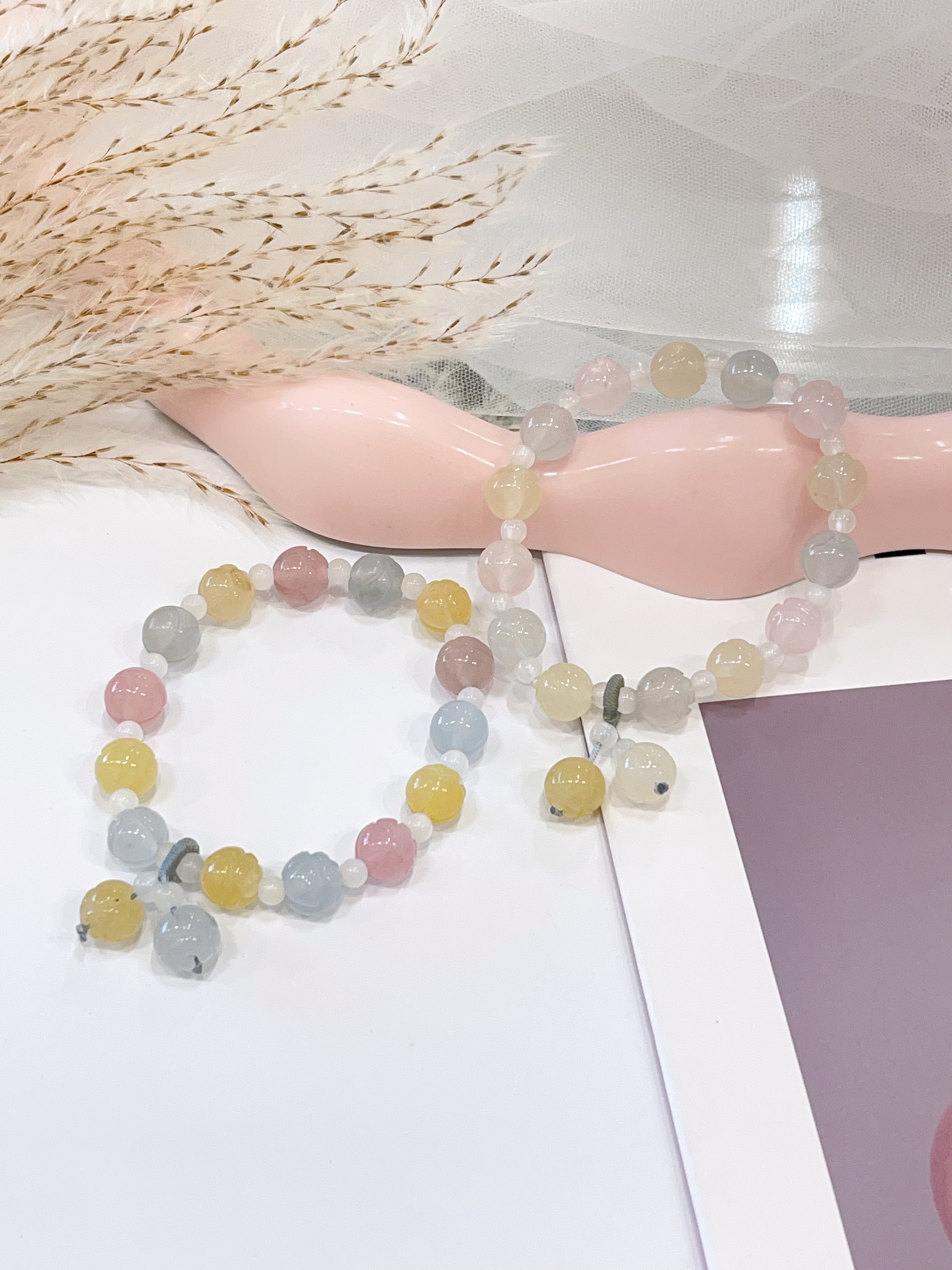 🌸 摩根石手串 Morganite Bracelet | 10mm