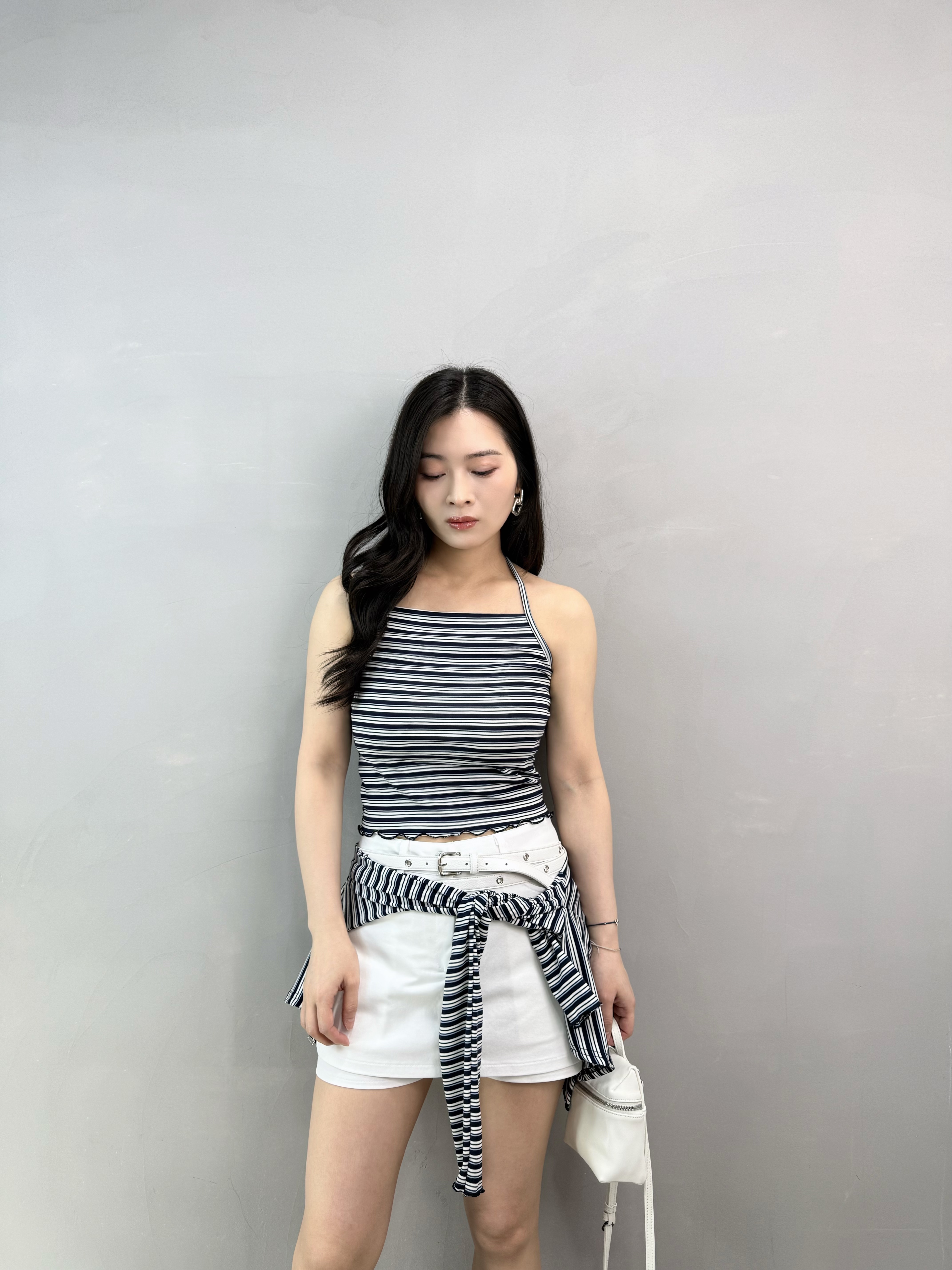 L76 橫間吊帶+外套Set