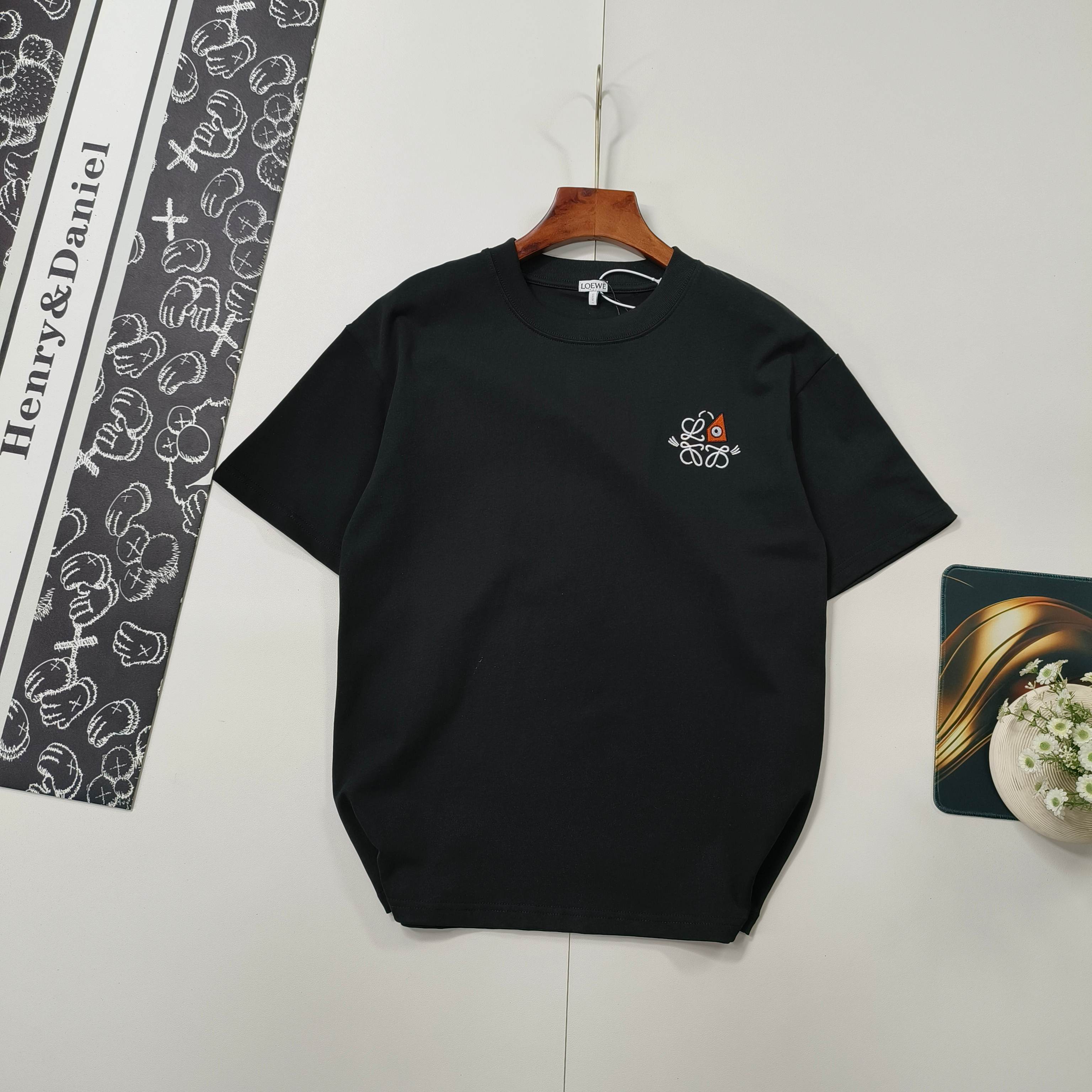 LOEWE 經典趣味圖標刺繡短袖Tee 