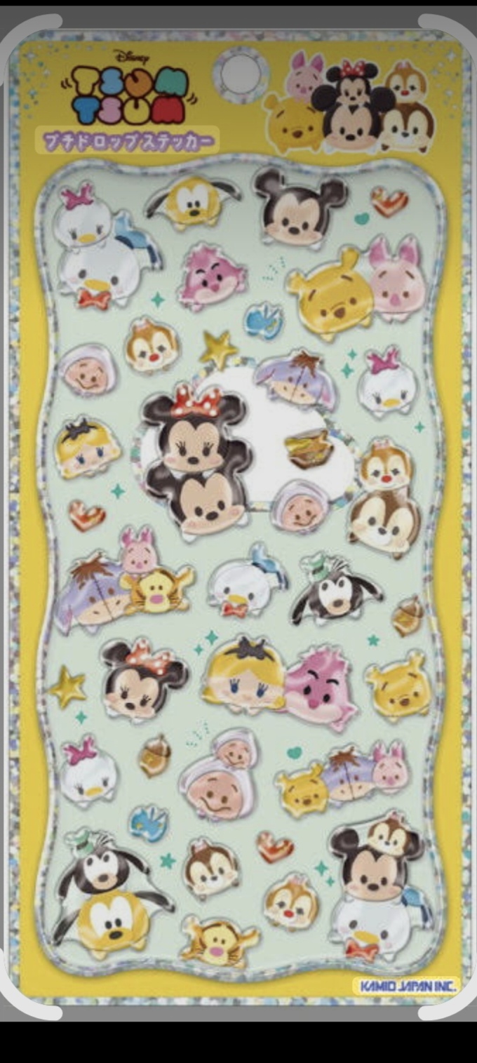 Disney Tsum Tsum 泡泡立體貼紙（プチドロップステ