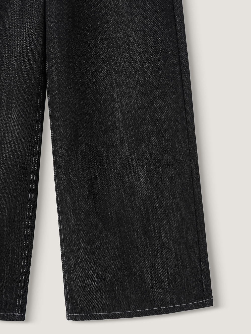 Studded Non-Fade Wide-Leg Pants