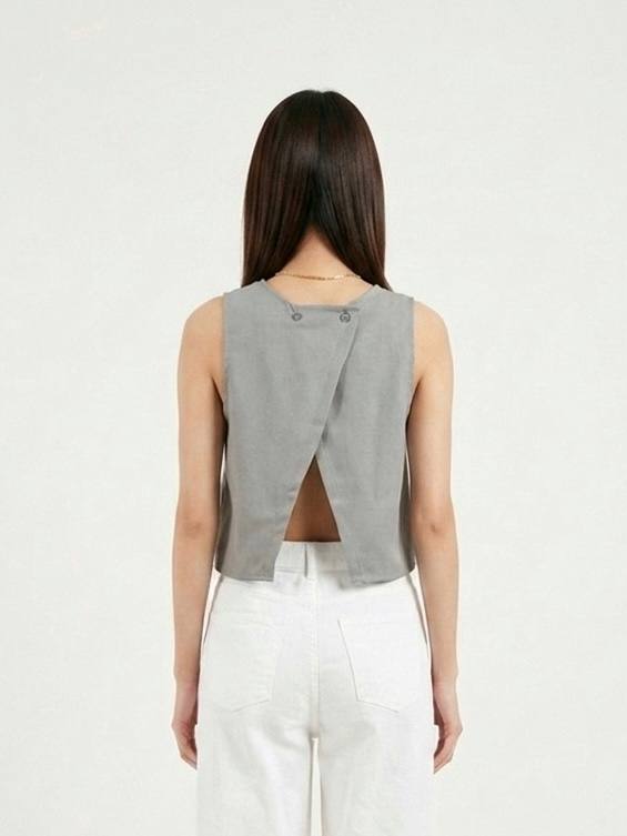 W9632 - Overlap Back Top